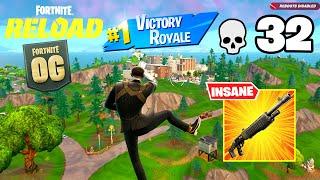 Fortnite Reload | High Kill Solo vs Squads OG Gameplay (Keyboard & Mouse)