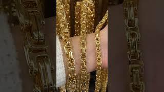 Wholesale 18 Karat Gold Plated Stainless Steel and Brass Chains for Jewelry Making