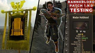 Bannerlord Patch 1.9.0 Review & Testing - MASSIVE Update!