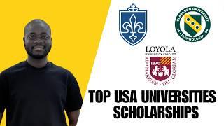 100% Scholarship at These USA Universities With No Application Fee