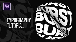 Bulge Typography Animation in After Effects - After Effects Tutorial - No Plugins Required