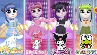 My talking angela 2 Kuromi Vs Keroppi Vs Cinnamoroll vs My Melody  Cosplay�