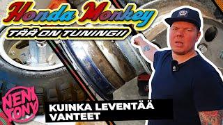 Levitetään Honda Monkeyn vanteet | On tuningi | Mitä luvassa tulevaisuudessa?