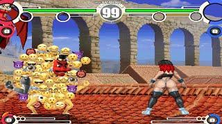 Mugen Emoji Man VS Pointer Girl Reverse Ryona Match