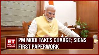 PM Modi Takes Charge | Signs First Paperwork To Release Of 17th Installment Of PM Kisan Nidhi