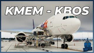 X-Plane 12 Live | FedEx 777F Ops | Memphis  Boston | VATSIM | FlightFactor 777v2 | #xplane12