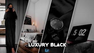 How to Edit Professional luxury black Photography | Lightroom luxury Presets Free Download