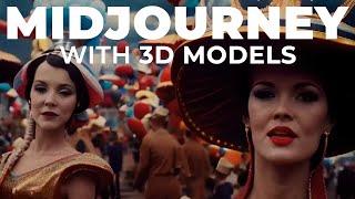 Midjourney Coming Up With 3D MODELS?!