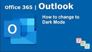 How to change the background to dark in Outlook - Office 365
