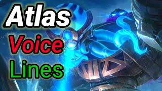 Atlas voice lines and quotes - Dialogues with English Subtitles | Mobile Legends