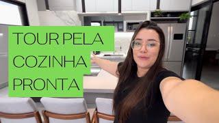 TOUR PELA COZINHA PRONTA | Nossa cozinha nova