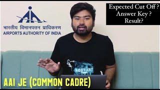 AAI Junior Executive (Common Cadre) Expected cut off, Result and Answer key release Date 2023
