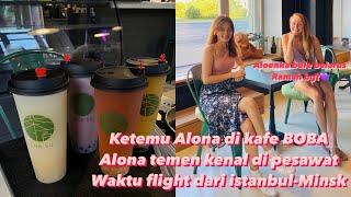 KE KAFE BOBA KETEMU TEMAN BULE,ALONA BULE BELARUS #vlog #luarnegeri #bule #dailyvlog #cafe #shorts