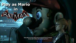 Play as Mario in Batman: Arkham Knight [PC Mod]