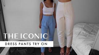 THE ICONIC | Dress Pants for Petite Girls? | Try on haul 2021