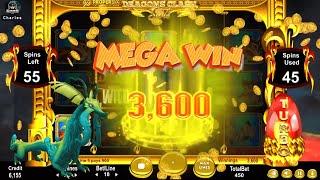 NEW SLOT Massive $3600 Win in Dragons Clash Slots Mega wins |2020|