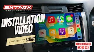 DIY Installation How to install 10.36" 2K 8GB Extnix Infotainment System in Nissan Navara NP300