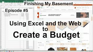 Episode 5 Using Excel and the web to creating a budget