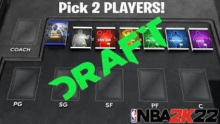 here is my first time playing the NBA 2K22 MyTEAM Draft mode... it was SURPRISINGLY GOOD