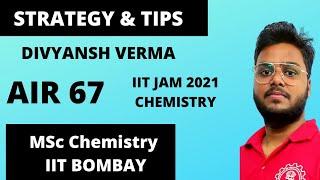 IIT JAM 2021 CHEMISTRY TOPPER INTERVIEW | DIVYANSH | AIR 67 | IIT BOMBAY  | IIT JAM 2022