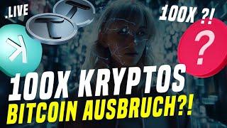 Bitcoin Run?! Das kaufe ich! 100X Kryptos