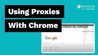 Google Chrome Proxies (How To Set Up Proxies With Chrome)