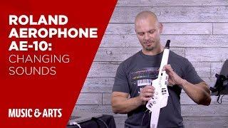 Changing Sounds on Aerophone AE-10