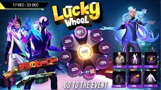 Lucky Wheel Discount Event Free Fire | m1887 skin event | free fire new event | ff new event