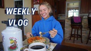 WEEKLY VLOG- overcoming a HUGE fear! Appointments, spin, venting, leg workout, dogsitting, & more!