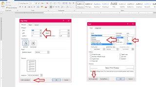 MS Word: How to Set Default Page Setup Margin, Font Size & Style Word 2007 2016
