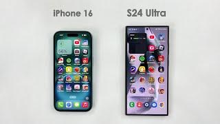 iPhone 16 vs Samsung Galaxy S24 Ultra - Speed Test!