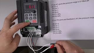 part1 seting Frecon  VFD VSD frequency inverter ac drive