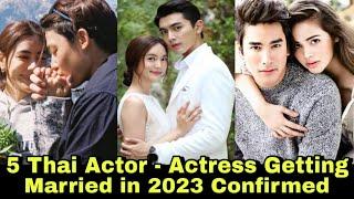 Top Thai Actor - Actress Getting Married Soon | Pon Bua | NaYa |