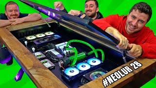 #NeOlur 28 - MASANIN İÇİNE BİLGİSAYAR KURARSAK NE OLUR? (Custom DIY Desk PC)