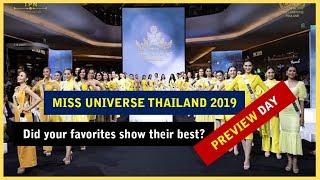 Miss Universe Thailand 2019 Preview Day and Top Performers