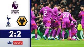 Aufwärtstrend hält an: Wolves sichern spätes Remis | Tottenham Hotspur - Wolverhampton | Highlights