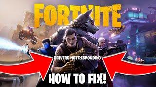 Why is Fortnite Servers Down? (How to Fix Fortnite Servers Not Responding)