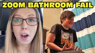 Kid Uses Bathroom During Zoom Trolls Teacher Online Class - Online School Trolling Zoom!