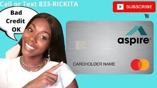 $1,000 Aspire Mastercard Pre-approval | Bad Credit OK | Rickita