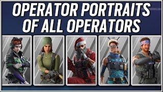 OPERATOR PORTRAITS OF ALL OPERATORS - First Look at Operator Portraits - Operation High Calibre