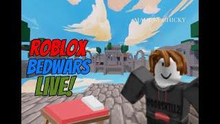 Bedwars Live! IM BACK! Playing Public Matches + Customs with Viewers