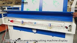 [LaserMen] LM-1390 130W CO2 laser engraving cutting machine for engraving and cutting bamboo board