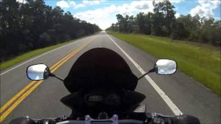 Yamaha FZ1 v2.0 | Ocala Nat'l Forest | GoPro Hero3 Black Chin Mount