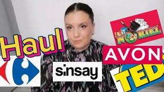 CE AM MAI CUMPĂRAT IN ULTIMUL TIMP||HAUL AVON, SINSAY, TEDI, CARREFOUR SI NORIEL #youtube #youtuber