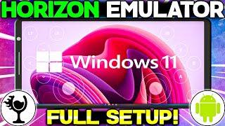  Horizon Emulator Android - FULL SETUP/SETTINGS/GAMEPLAY | Horizon Emulator Best Windows Emulator