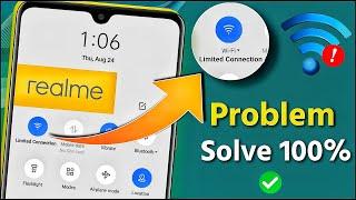 How to Solve Realme Wi-Fi Limited Connection Problem | Realme Wi-Fi Problem Not Connected Solution