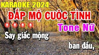 Đắp Mộ Cuộc Tình Karaoke Tone Nữ ( Am ) Nhạc Sống Rumba | Trọng Hiếu