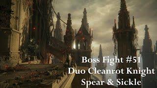Elden Ring 51st Boss Fight - Duo Cleanrot Knight Spear and Sickle