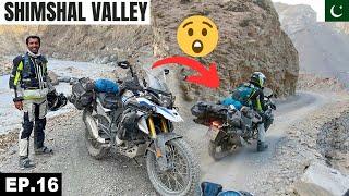 Almost Fell Down from the Dangerous Shimshal Valley Road  EP.16 | North Pakistan Motorcycle Tour