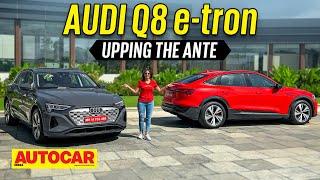 2023 Audi Q8 e-tron review - Big update for big Audi electric SUV | First Drive | Autocar India